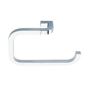 SMALL TOWEL RING NIKA CHROME