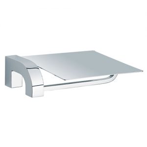 PAPER HOLDER WITH COVER WITH COVER NIKA CHROME
