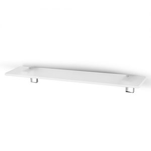 FLAT SHELF 55cm. (22") MIA CHROME