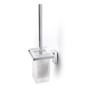 WALL TOILET BRUSH GLASS MIA CHROME