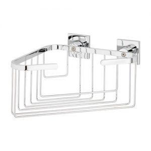 CORNER BASKET 20cm. (8") MINT CHROME