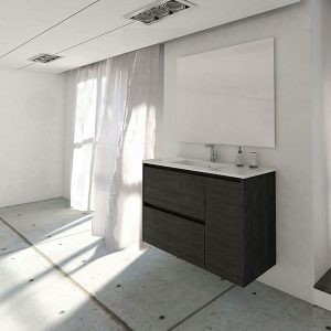 SUN 80, Cendre, 2 Tiroirs / 1 Porte