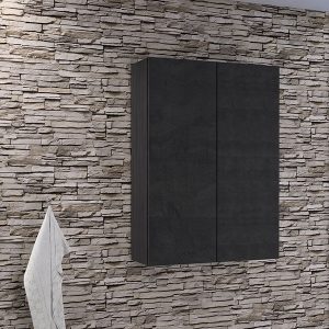 ARMOIRE 74 Cendre 2 Portes