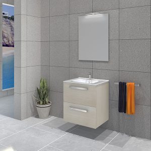 EMI 60 Bois Clair, 2 Tiroirs