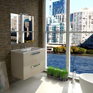 EMI 90 Bois Clair, 2 Tiroirs