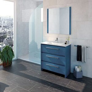 AXEL 70 Bleu, 3 Tiroirs