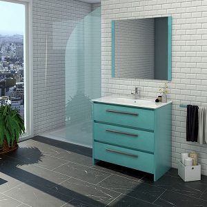 AXEL 80 Vert, 3 Tiroirs