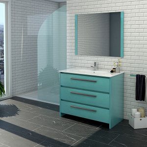 AXEL 90 Vert, 3 Tiroir