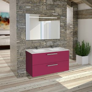 CLEA 120 Fucsia, 2 Tiroirs