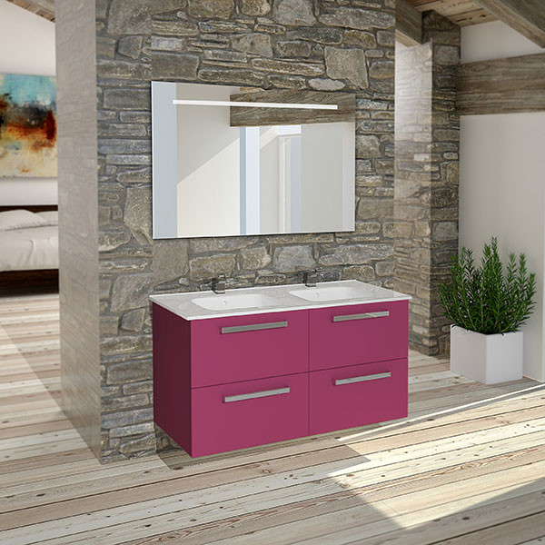 DINA 120 Fucsia, 4 Tiroirs