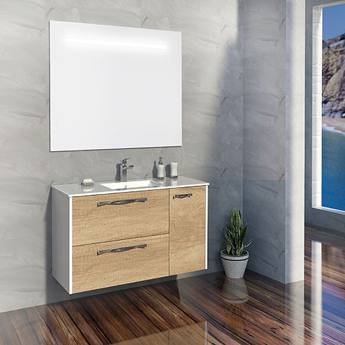 TAO 100 Nature, 2 Tiroirs + Porte