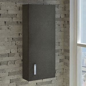 ARMOIRE 90 Gris Textil